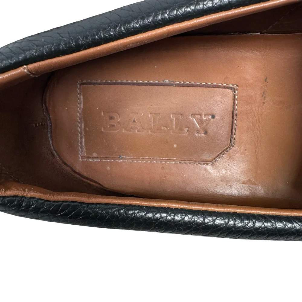 Bally Herald Sneakers Men’s 12 E Cordovan Black Camo Leather Slip-On Shoes
